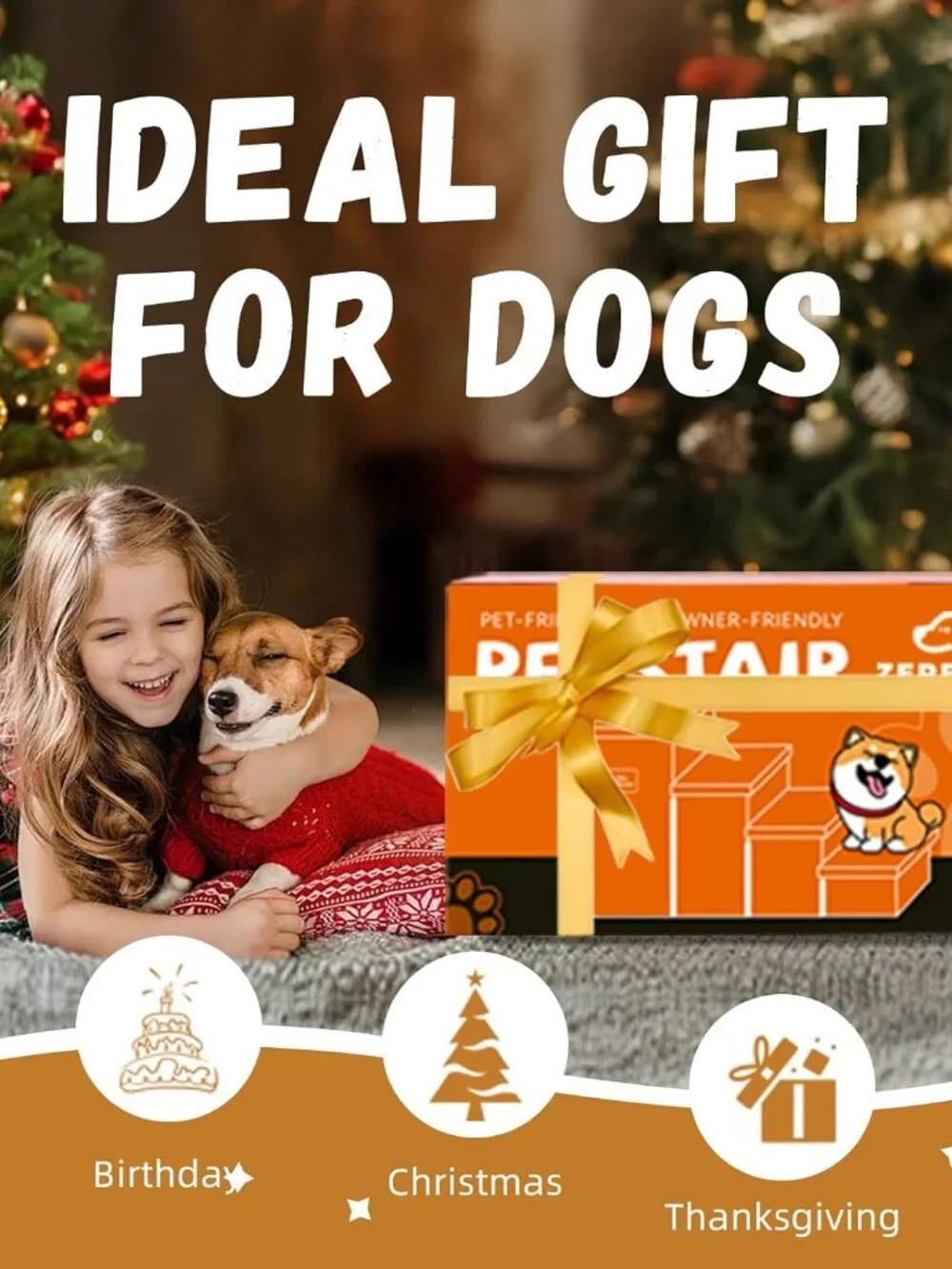 Zerbuger Dog Stairs with Storage 23